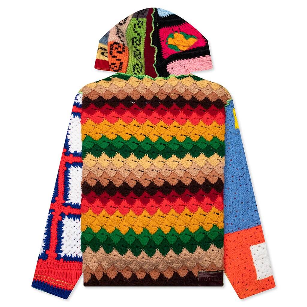 Nonnas Hand Knit Hoodie Multi