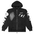 Apocrypha Pious Zip Hoodie Mechanic Black