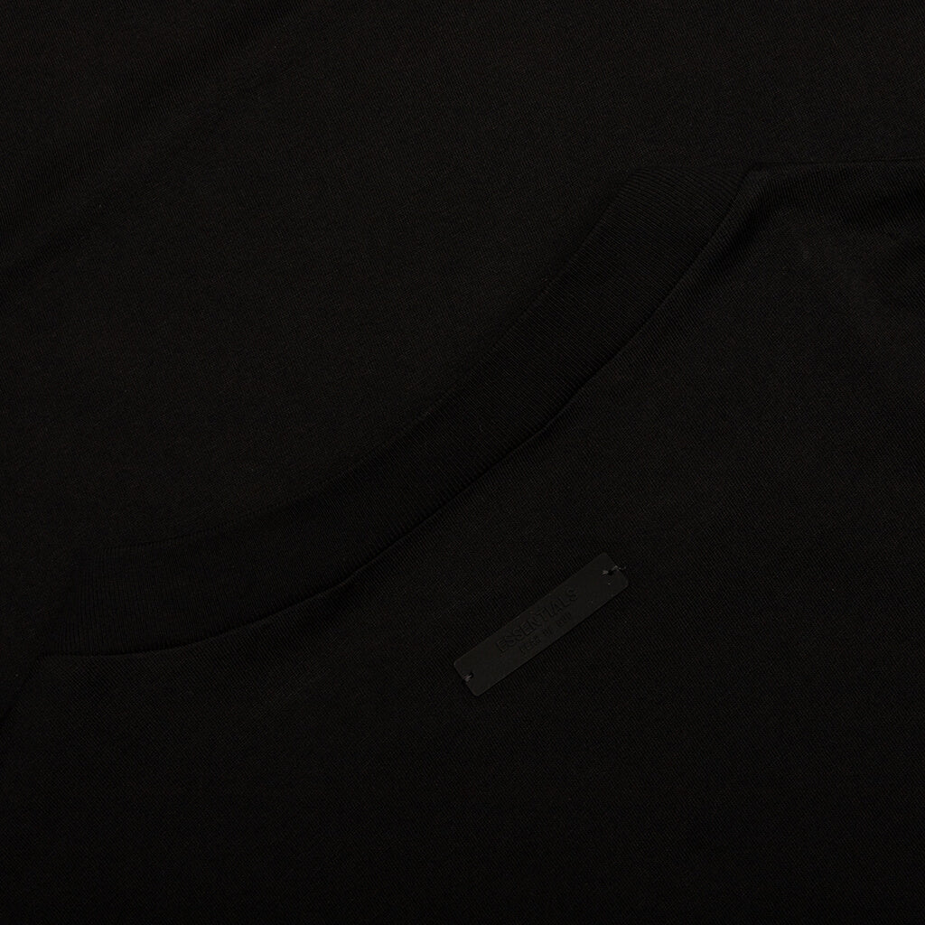 Jersey Crewneck Tee Black