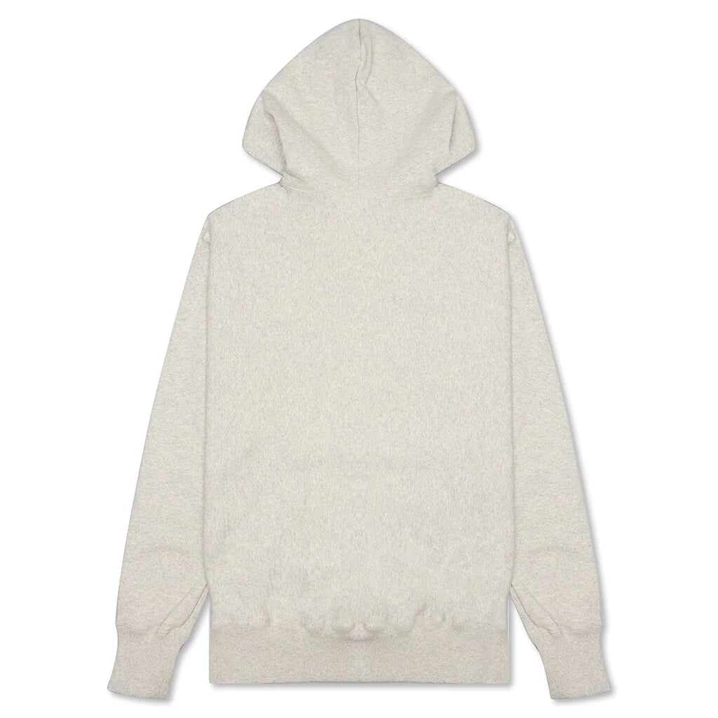 R Mutt Hoodie w Fountain Logo Grey