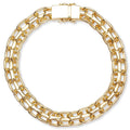 Vintage Bracelet Gold S925 Sterling Silver with 18K Gold Plating