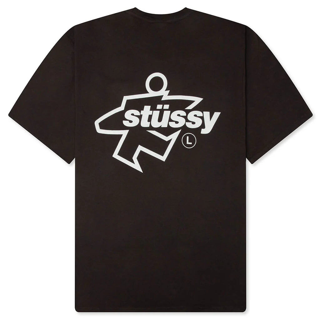 Surf Size Pigment Dyed Tee Faded Black