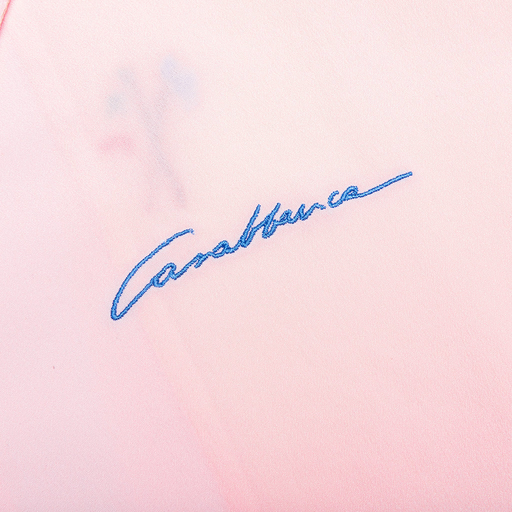 Embroidery Motifs Logo S S Shirt Light Pink