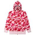 ABC Camo 2nd Shark Full Zip Hoodie Pink