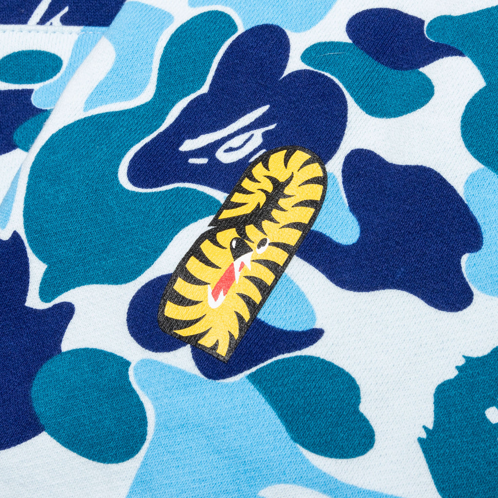 Abc Camo Tiger Full Zip Hoodie Blue