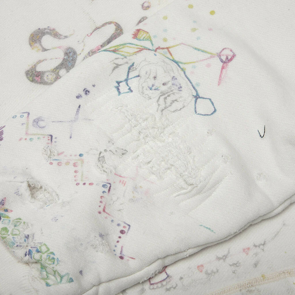 Saint M6 x COCO Double Face Hoodie White
