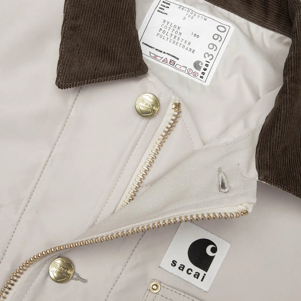 Sacai x Carhartt WIP Nylon Twill Duck Blouson Ivory