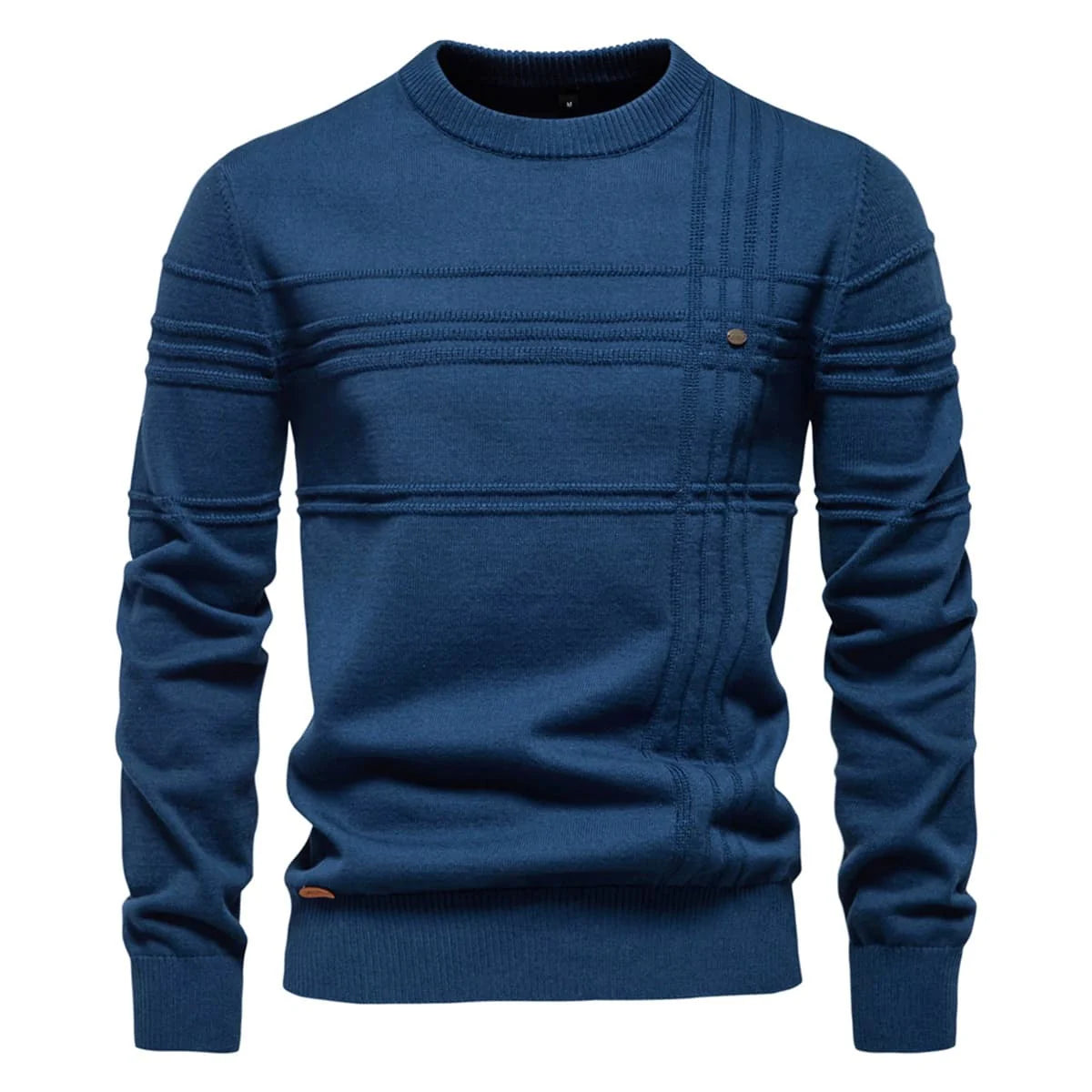 Mens Crew Neck Knit Sweater