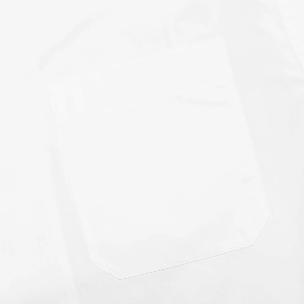 Poplin Bowling Shirt with Dante Patch Lily White