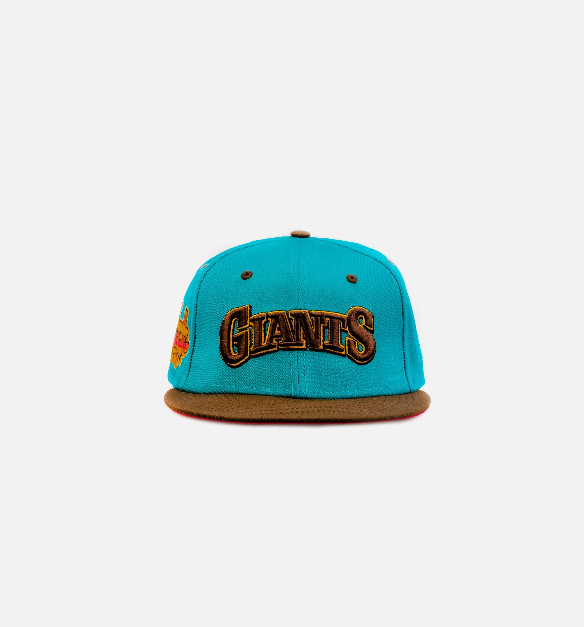 San Francisco Giants 59FIFTY Mens Fitted Hat Teal Blue Brown