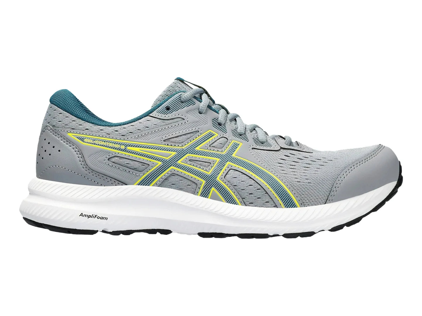 Tenis ASICS Gel Contend 8 Gris y Azul para Hombre