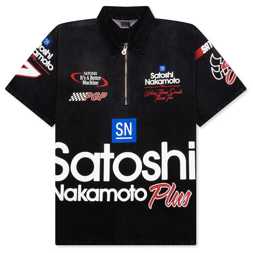 Satoshi Mechanic Half Zip Vintage Black