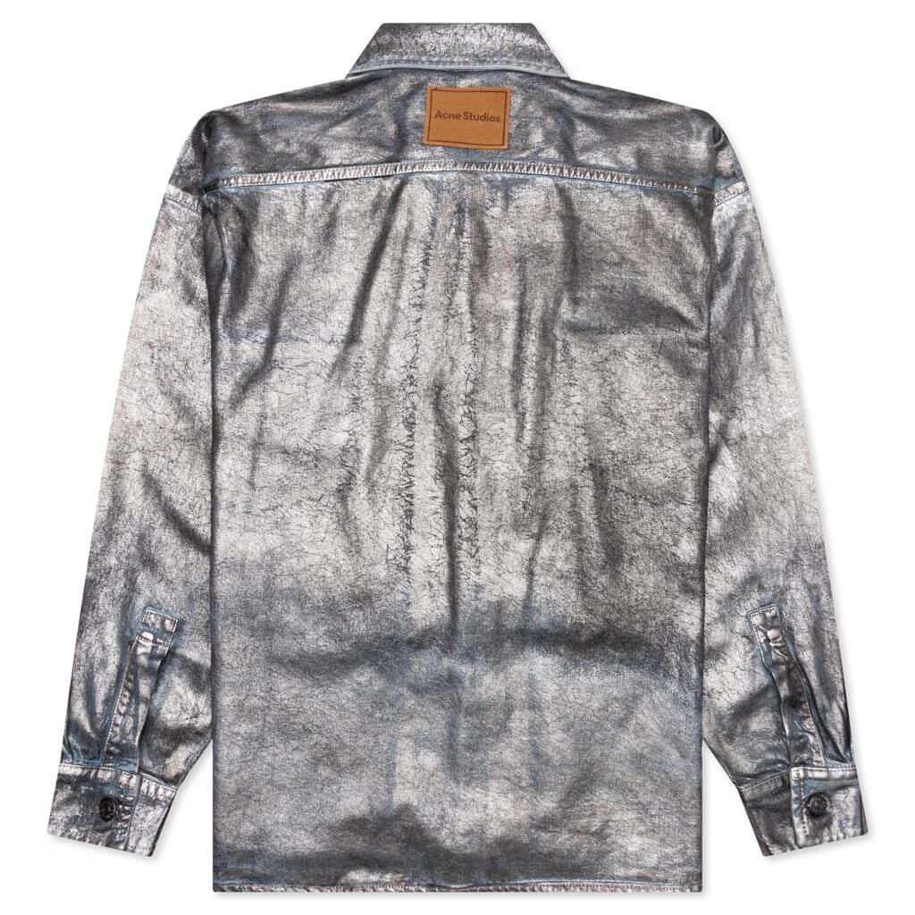 Denim Shirt Silver Blue