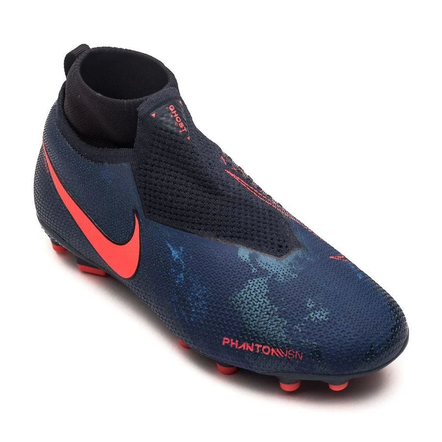 Nike Phantom Vison Elite DF MG Multi Ground Youth Soccer Cleats Obsidian Black