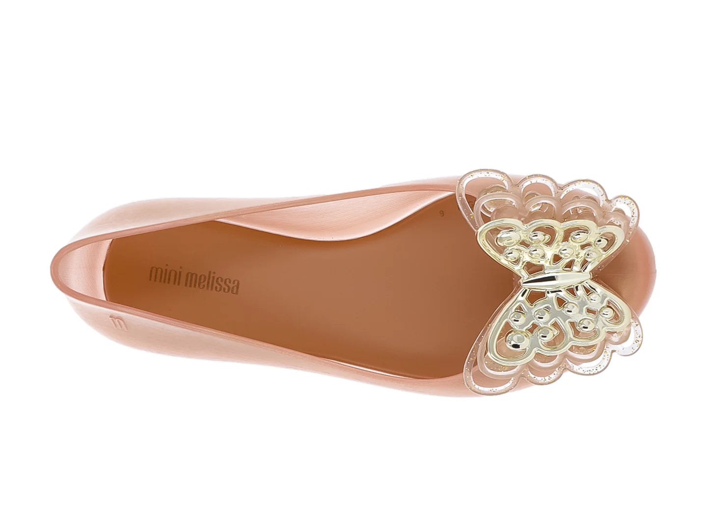 Zapatos Ballerina Mini Melissa Oro para Niña